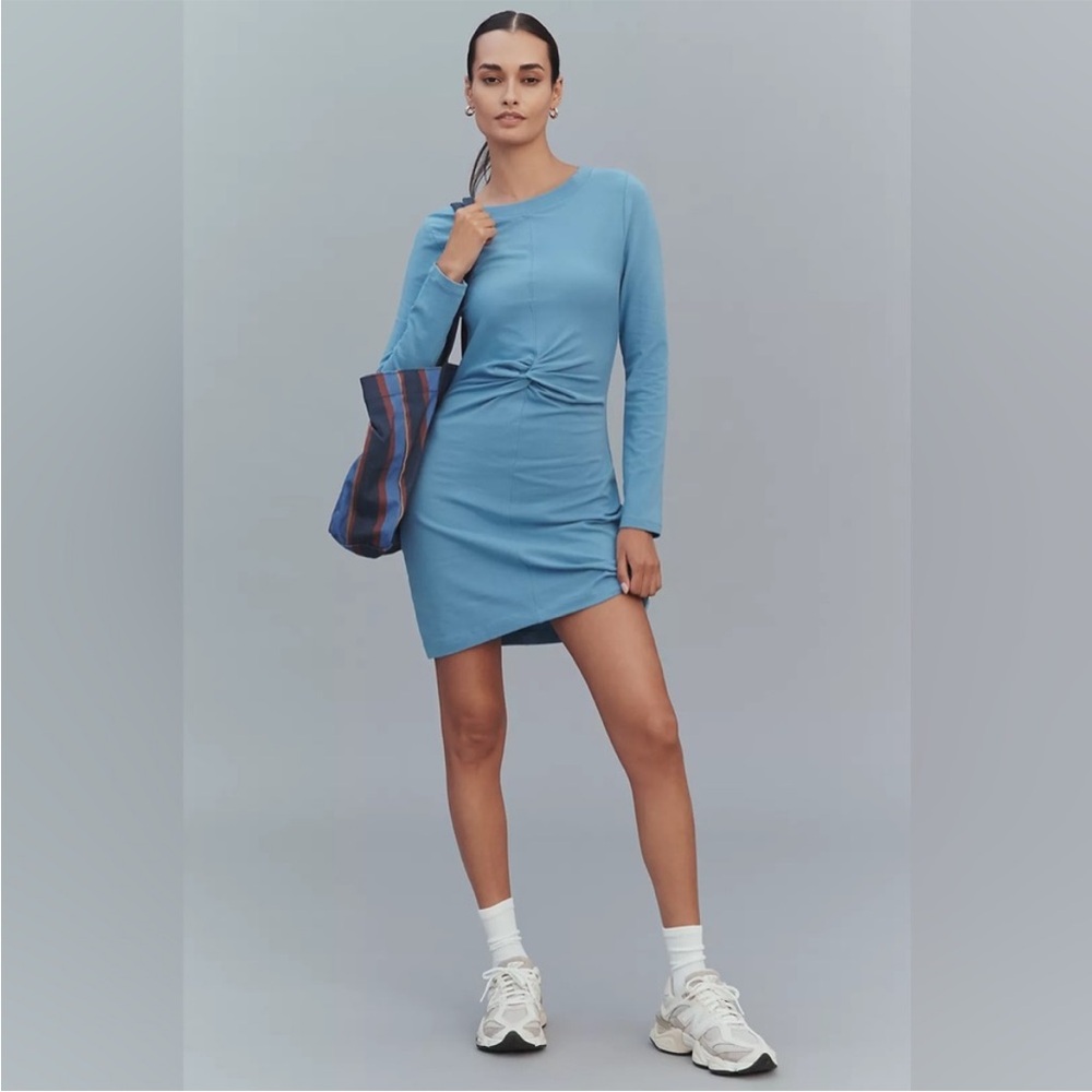 ANTHROPOLOGIE DAILY PRACTICE
Long Sleeve Gathered Mini Dress